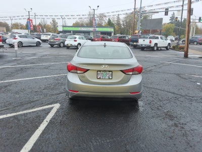 2016 Hyundai Elantra 4dr Sdn Auto Value Edition
